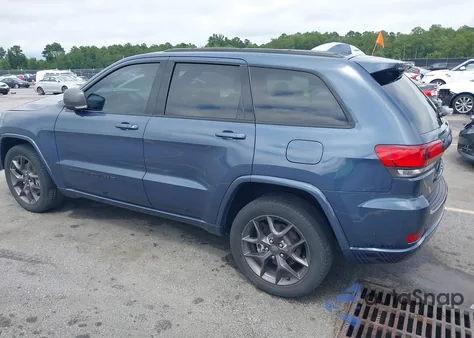 2021 Jeep Grand Cherokee 80Th Anniversary 4X2 z USA, uszkodzony, nr VIN 1C4RJEBG7MC738457